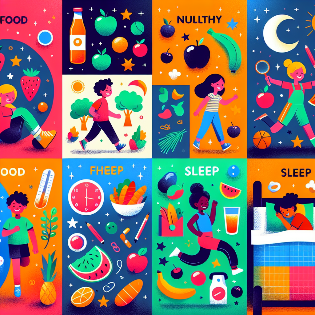 Ide Kreatif Poster Pola Hidup Sehat untuk Anak-anak