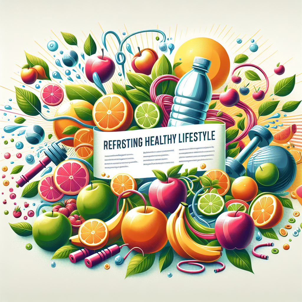 Merancang Poster Inspiratif untuk Gaya Hidup Sehat yang Menyegarkan